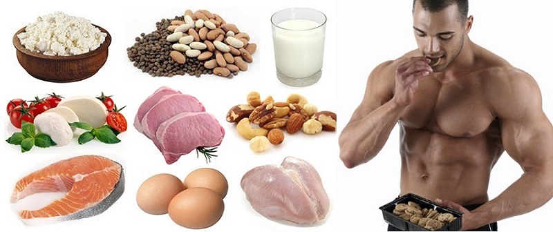 optimal Protein intake items-chicken, fish, meat, milk, soya, fibres