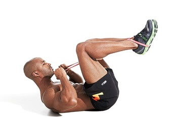 ab workout #3: reverse crunch