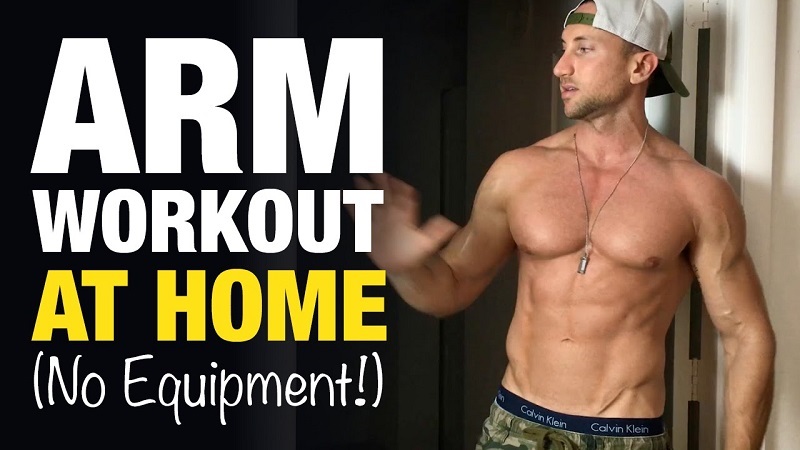 The Best Home Exercise For Getting Big Biceps Without Equipment