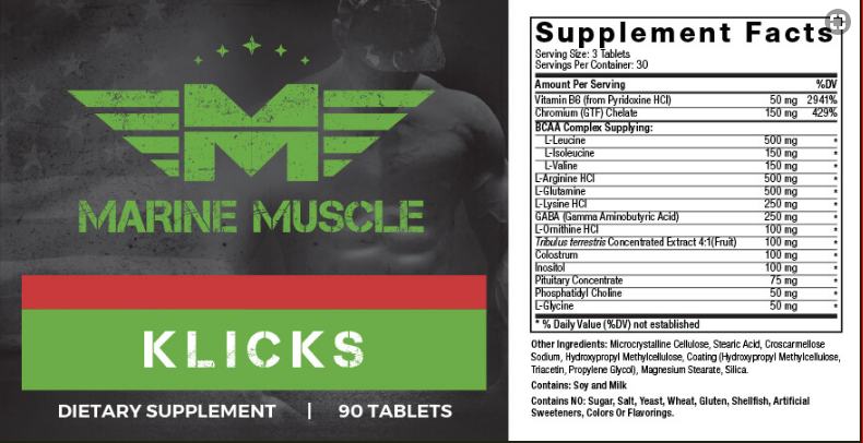 marine muscle klicks ingredients