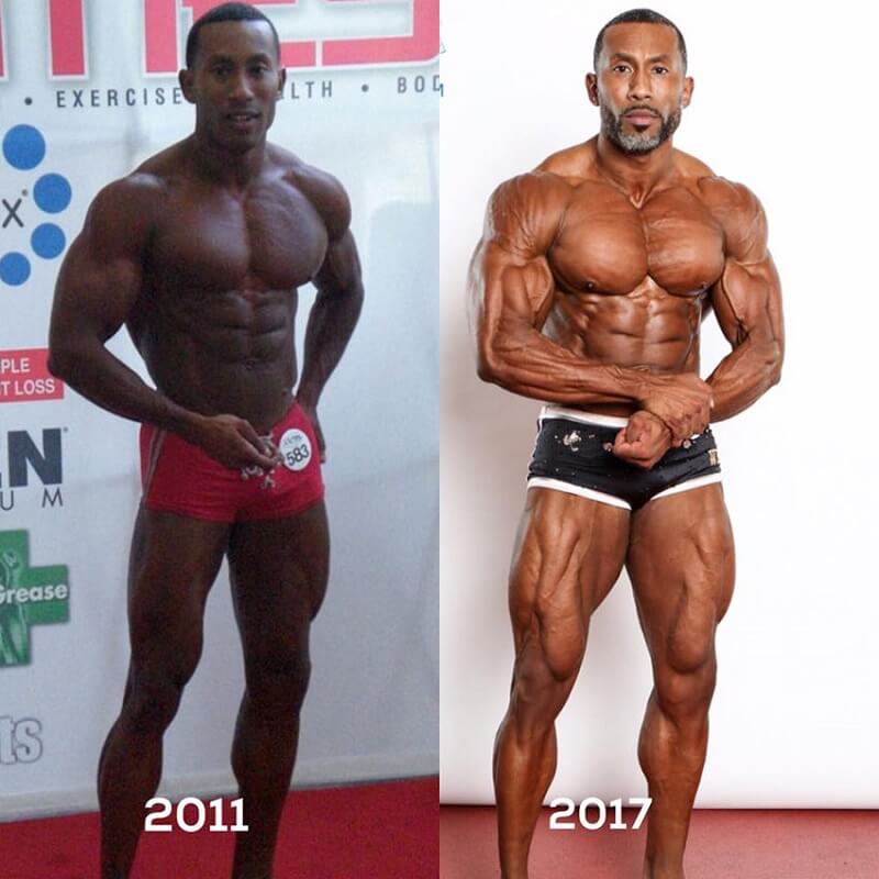 AJ Ellison before and after