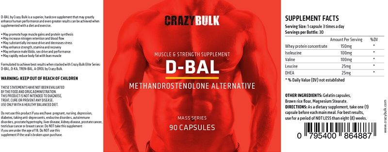 Crazybulk D-Bal Ingredients