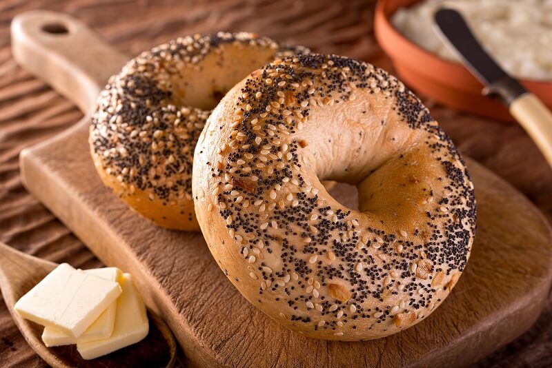 Wheat Bagel to gain muscle mass