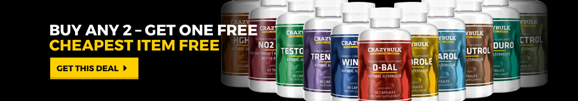 crazy bulk - buy 2 get 1 free