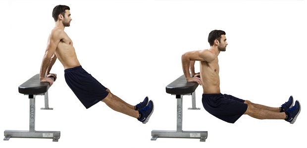 Seated overhead tricep extension