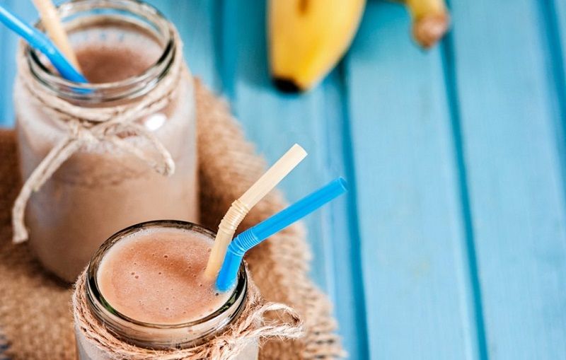 Banoffee smoothies for bodybuilding