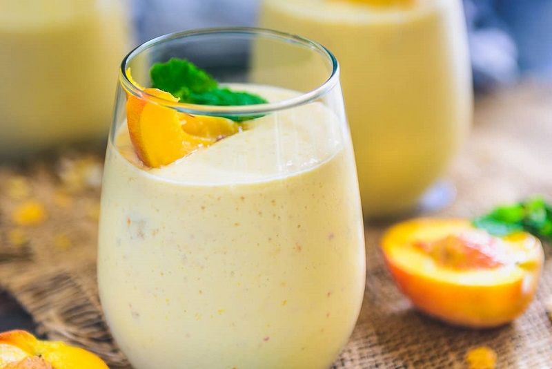 Peachy smoothies for bodybuilding