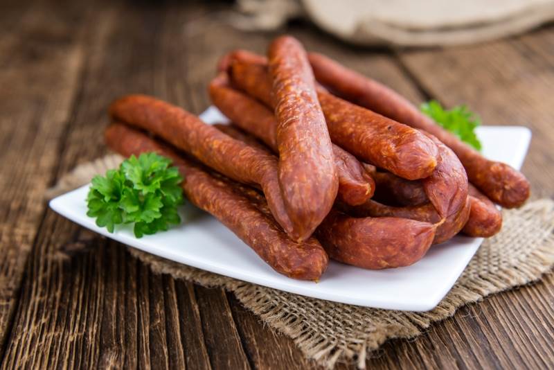 Sausages worst food for bodybuilding