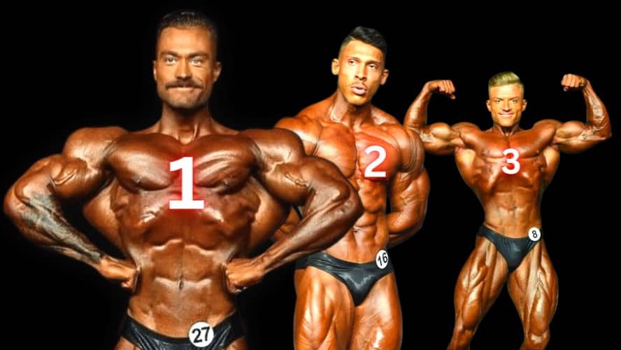 2022 Mr. Olympia Classic Physique Results Top 3
