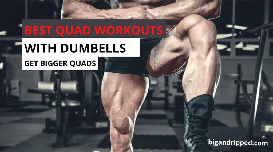 quad workouts with dumbbells