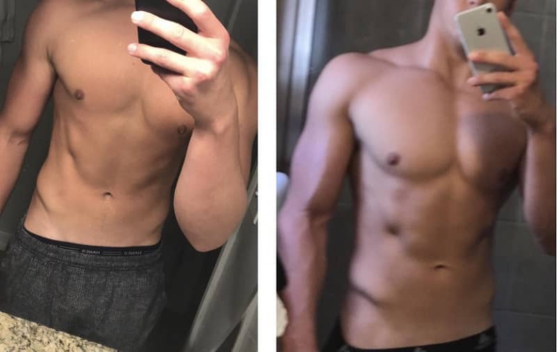Crazy Nutrition Mass Gainer Before and After Pictures
